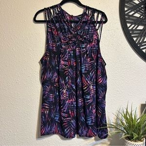 Torrid strappy blouse tank